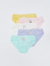 LC Waikiki Printed Cotton Girls' Panties 5 Pack